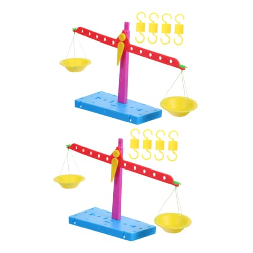 Sosoport 2 Pcs Stem Education Hebel Gleichgewichtskala Für Kinder DIY Science Experiment Material Gleichgewichtsskala Making Toy Interactive Kinder Spielzeug Für Zuhause Und Klassenzimmer von Sosoport