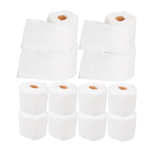 Sosoport 2 Puppenhausgewebe die Miniaturfiguren Mini Toilettenpapier Puppenhaus-Toilettenpapier realistisch Handtücher Szene Miniatur-Zubehör Miniatur -Badezimmerdekor Weiß von Sosoport