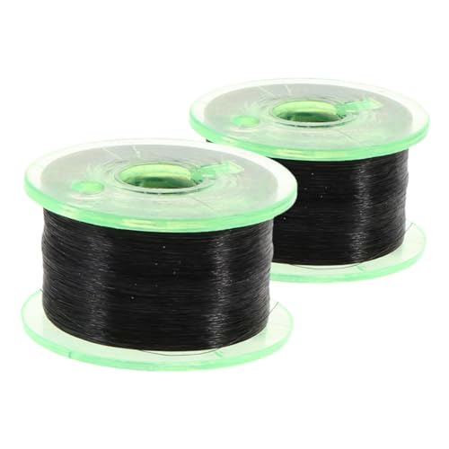 Sosoport 2 Rollen Saiten Magische Requisiten Zauberer-Set Zauberer Requisiten Draht Zum Aufhängen Von Deko Trickartikel Unsichtbarer Faden Bühnenrequisiten Trick-Requisiten Black Plastik von Sosoport
