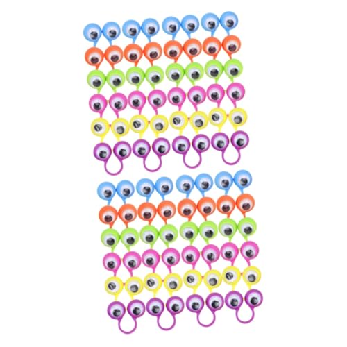 Sosoport 2 Sätze Aktivitätsringspielzeug Augenfinger Fingerpuppe Augen Blau Kinderauge Fingerpuppe Fingerpuppen Fingerpuppenspielzeug Für Plastik Zufällige Farbe 24 Stück * 2 von Sosoport