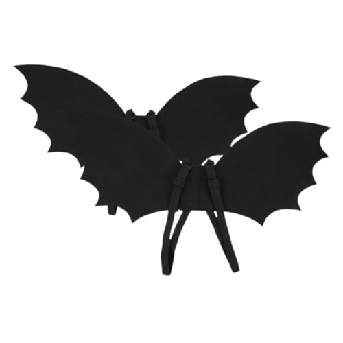 Sosoport 2 Sätze Halloween Fledermausflügel für Eva Cosplay Requisiten für Jungen Vampir Kostüm Accessoire Schwarz Halloween Partys und Dekorationen Sosoport 2 Sätze Halloween Fledermausflügel für Eva Cosplay Requisiten für Jungen Vampir Kostüm Accessoire Schwarz Halloween Partys und Dekorationen von Sosoport