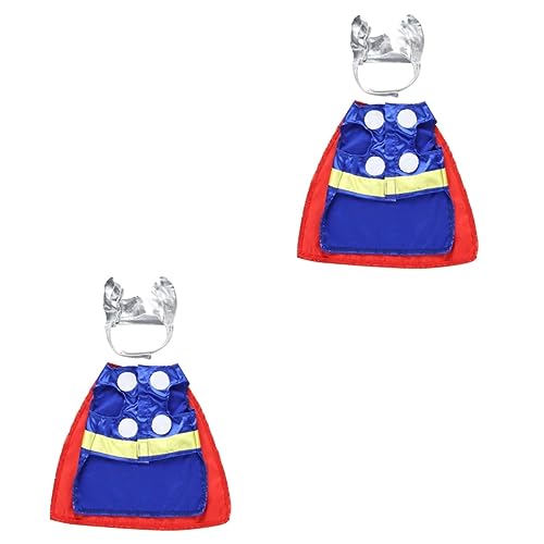 Sosoport 2 Sätze Kleidung Große Hundekostüme für Halloween Hundekostüme für kleine Hunde tier kostüm tierkostüm Schlafanzug für Männer Kinderpyjamas Hunde-Halloween-Kostüm lustig Hund Katze von Sosoport