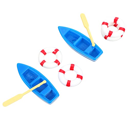 Sosoport 2 Sätze Marine dekorative Ornamente Strandsandspielzeug Puppenhaus-Angelzubehör winziges Boot nautische Miniaturfiguren Mini-Puppenhauszubehör Miniatur-Zubehör Plastik Blau Sosoport 2 Sätze Marine dekorative Ornamente Strandsandspielzeug Puppenhaus-Angelzubehör winziges Boot nautische Miniaturfiguren Mini-Puppenhauszubehör Miniatur-Zubehör Plastik Blau von Sosoport