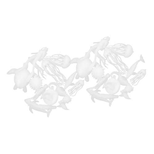 Sosoport 2 Sätze Mikroskopisch Kleine Meerestiere Füllmaterial Für Meerestiere Aus Kunststoff Mini-meerestiere Aus Epoxidguss Miniatur-meerestierfiguren Minifiguren DIY Zubehör Plastik Weiß Sosoport 2 Sätze Mikroskopisch Kleine Meerestiere Füllmaterial Für Meerestiere Aus Kunststoff Mini-meerestiere Aus Epoxidguss Miniatur-meerestierfiguren Minifiguren DIY Zubehör Plastik Weiß von Sosoport