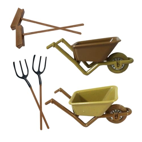 Sosoport 2 Sätze Mini Kinderwagenmodell Miniaturmodell Realistisches Miniaturspielzeug Aus Holz Verschleißfeste Miniaturmodelle Miniaturen Zum Basteln Zarte Mini von Sosoport