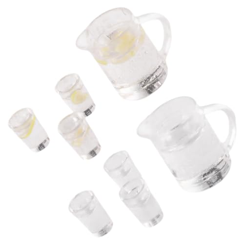 Sosoport 2 Sätze Miniatur-Limonadenbecher Wasser Getränkezubehör für Puppenhäuser Puppenhauszubehör Miniatur-Limonadenkessel Küche Geschirr Mini-Getränke Harz Sosoport 2 Sätze Miniatur-Limonadenbecher Wasser Getränkezubehör für Puppenhäuser Puppenhauszubehör Miniatur-Limonadenkessel Küche Geschirr Mini-Getränke Harz von Sosoport