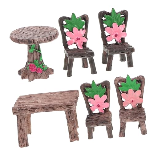 Sosoport 2 Sätze Moos Micro Landscape Ornamente Möbel Miniatur Zubehör für den Puppenhausgarten Tisch- und Stuhlzubehör Miniaturstuhl Puppenhaus-Garten-Terrassenmöbel Mini Möbel Harz Sosoport 2 Sätze Moos Micro Landscape Ornamente Möbel Miniatur Zubehör für den Puppenhausgarten Tisch- und Stuhlzubehör Miniaturstuhl Puppenhaus-Garten-Terrassenmöbel Mini Möbel Harz von Sosoport
