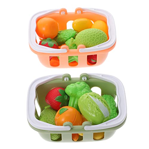 Sosoport 2 Sets Simuliertes Gemüse Und Obst Einkaufskorb Set Kinderküchen Einkaufskorb Rollenspiel Gefälschter Einkaufskorb Für Kinderkorb Rollenspiel Lebensmittel Für Kleinkinder Sosoport 2 Sets Simuliertes Gemüse Und Obst Einkaufskorb Set Kinderküchen Einkaufskorb Rollenspiel Gefälschter Einkaufskorb Für Kinderkorb Rollenspiel Lebensmittel Für Kleinkinder von Sosoport
