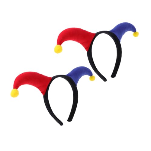 Sosoport 2 Stück Clown-stirnband Clown-zubehör Halloween Stirnband Hutstirnband Zirkus-kopfbedeckung Zirkus-haarschmuck Clown-haarband Die Halloween-kopfschmuck Clown-kostüm Metall Sosoport 2 Stück Clown-stirnband Clown-zubehör Halloween Stirnband Hutstirnband Zirkus-kopfbedeckung Zirkus-haarschmuck Clown-haarband Die Halloween-kopfschmuck Clown-kostüm Metall von Sosoport