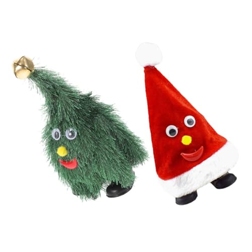 Sosoport 2 Stück Drehender Weihnachtsbaum mit Musik und Santa Hut Lustiges Weihnachts Batteriebetriebene Deko für Partys und Zuhause Teilig Laufender Weihnachtsmütze ohne Batterie Sosoport 2 Stück Drehender Weihnachtsbaum mit Musik und Santa Hut Lustiges Weihnachts Batteriebetriebene Deko für Partys und Zuhause Teilig Laufender Weihnachtsmütze ohne Batterie von Sosoport