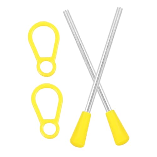 Sosoport 2 Stück Dreieckige Eisenstöcke Musikinstrument Zubehör Schlaginstrument Mallets für Performances Frühe Musikalische Erziehung und Verschiedene Musikinstrumente von Sosoport