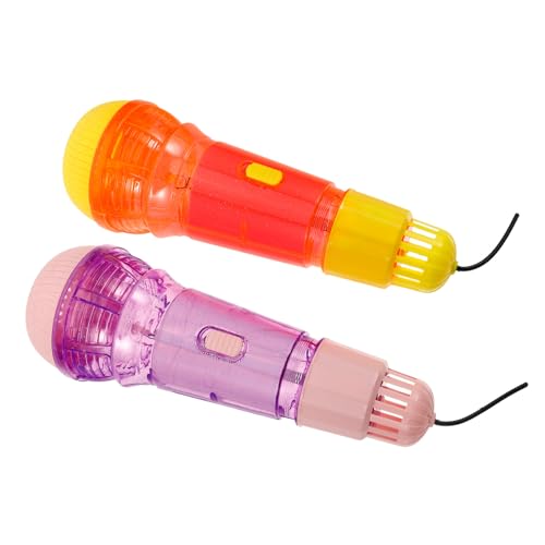 Sosoport 2 Stück Echo Mikrofon für Licht und Effekte für Karaoke und Rollenspiele Großes Mikrofon und Spaß für Partys und Kreative Freizeitgestaltung Sosoport 2 Stück Echo Mikrofon für Licht und Effekte für Karaoke und Rollenspiele Großes Mikrofon und Spaß für Partys und Kreative Freizeitgestaltung von Sosoport