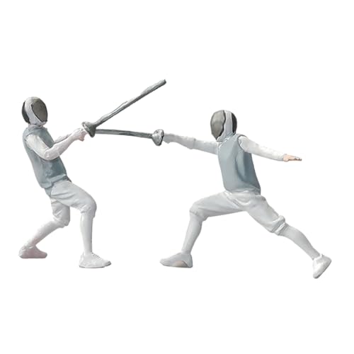 Sosoport 2 Stück Fechtpuppenmodell Zaun winzige Menschenfigur Mini -Harz -Figuren Mini People Model Sosoport 2 Stück Fechtpuppenmodell Zaun winzige Menschenfigur Mini -Harz -Figuren Mini People Model von Sosoport