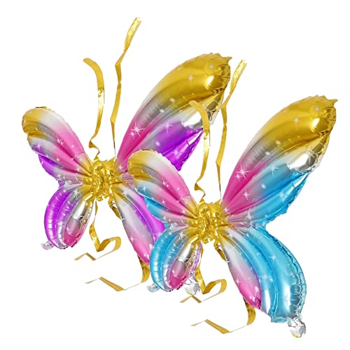 Sosoport 2 Stück Folienballons Engel Flügel Design Kreative Geburtstagsdekoration Party Requisiten für Erwachsene Farbenfrohe Gestaltung Sosoport 2 Stück Folienballons Engel Flügel Design Kreative Geburtstagsdekoration Party Requisiten für Erwachsene Farbenfrohe Gestaltung von Sosoport