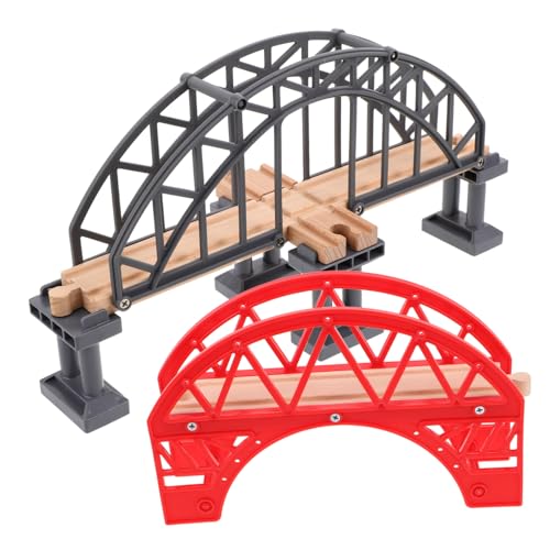 Sosoport 2 Stück Gleiszubehör Eisenbahnbrücke Bahngleise Brücke Brückenpfeiler Der Eisenbahn Kleines Brückenmodell Bahnbrückenpiergleis Brücke Holz Rot Sosoport 2 Stück Gleiszubehör Eisenbahnbrücke Bahngleise Brücke Brückenpfeiler Der Eisenbahn Kleines Brückenmodell Bahnbrückenpiergleis Brücke Holz Rot von Sosoport