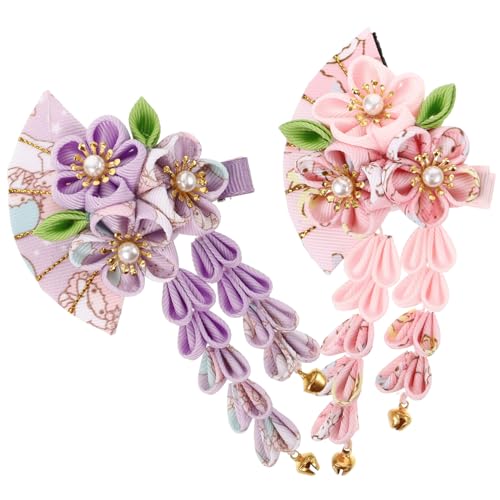 Sosoport 2 Stück Haarklammern Blumen Haarnadeln Japanischer Stil Elegante Haarspangen für Frauen Dekorative Haarschmuck Accessoires für Feste Sosoport 2 Stück Haarklammern Blumen Haarnadeln Japanischer Stil Elegante Haarspangen für Frauen Dekorative Haarschmuck Accessoires für Feste von Sosoport