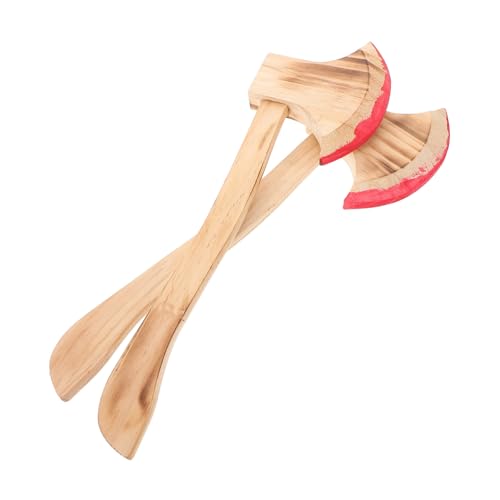 Sosoport 2 Stück Holzäxte für Kostümparty Realistische Bluteffekte Dekorationsaccessoires für Festivals Cosplay und Theateraufführungen Requisiten für Halloween und Mottopartys Sosoport 2 Stück Holzäxte für Kostümparty Realistische Bluteffekte Dekorationsaccessoires für Festivals Cosplay und Theateraufführungen Requisiten für Halloween und Mottopartys von Sosoport