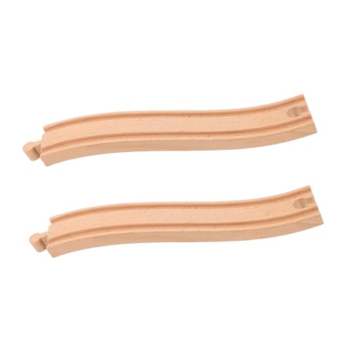 Sosoport 2 Stück Holzeisenbahnschienen Eisenbahnspielzeug Für Jungen Holzeisenbahn Holzbearbeitungsprojekt Kits Für Konstruktionsspielzeug Holzpuppenhaus Kit Eisenbahnzubehör Sosoport 2 Stück Holzeisenbahnschienen Eisenbahnspielzeug Für Jungen Holzeisenbahn Holzbearbeitungsprojekt Kits Für Konstruktionsspielzeug Holzpuppenhaus Kit Eisenbahnzubehör von Sosoport