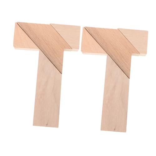 Sosoport 2 Stück Kinderpuzzle Denksportaufgaben aus Holz -Puzzles, DIY zubehör kleine Rätsel für Puzzle- aus Holz Formen Puzzle Rätsel gestalten Khaki Sosoport 2 Stück Kinderpuzzle Denksportaufgaben aus Holz -Puzzles, DIY zubehör kleine Rätsel für Puzzle- aus Holz Formen Puzzle Rätsel gestalten Khaki von Sosoport