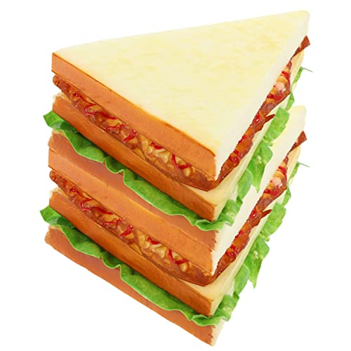 Sosoport 2 Stück Künstliches Sandwich Modell Realistisches Fake Sandwich für Dekoration Fotografie Lernzwecke Hochwertiges PU Material für Ausstellungen Sosoport 2 Stück Künstliches Sandwich Modell Realistisches Fake Sandwich für Dekoration Fotografie Lernzwecke Hochwertiges PU Material für Ausstellungen von Sosoport