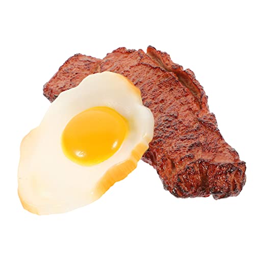 Sosoport 2 Stück Künstliches Steak und Modell Teiliges für Restaurant Dekoration Realistische Lebensmittel Requisiten Fotografie und Ausstellungen Sosoport 2 Stück Künstliches Steak und Modell Teiliges für Restaurant Dekoration Realistische Lebensmittel Requisiten Fotografie und Ausstellungen von Sosoport