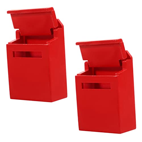 Sosoport 2 Stück Letterbox-Modell Briefkasten Miniatur Winzig Party Möbel Klein Mini-briefkästen Für Mini-Mailbox-Modell Postfach Im Mikro-landschaftsformat Hölzern Rot Sosoport 2 Stück Letterbox-Modell Briefkasten Miniatur Winzig Party Möbel Klein Mini-briefkästen Für Mini-Mailbox-Modell Postfach Im Mikro-landschaftsformat Hölzern Rot von Sosoport