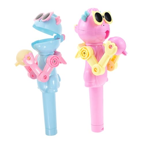Sosoport 2 Stück Lutscher Roboter Halter Lustiges Partyspielzeug für Scherzartikel und Geburtstagsfeiern Stabil und Praktisch und Kreatives Lollipop Sosoport 2 Stück Lutscher Roboter Halter Lustiges Partyspielzeug für Scherzartikel und Geburtstagsfeiern Stabil und Praktisch und Kreatives Lollipop von Sosoport