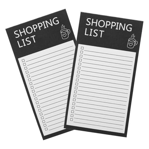 Sosoport 2 Stück Magnetische Einkaufsliste Notizblöcke Lustige Kühlschrank Notizpads mit Magnet Rückseite für Einkaufszettel und Erinnerungen Praktische Organisation für Haushalt Sosoport 2 Stück Magnetische Einkaufsliste Notizblöcke Lustige Kühlschrank Notizpads mit Magnet Rückseite für Einkaufszettel und Erinnerungen Praktische Organisation für Haushalt von Sosoport
