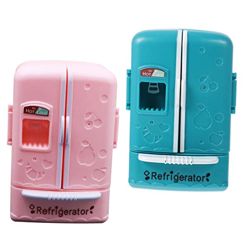Sosoport 2 Stück Mini Kühlschrank Modell Puppenhaus Winziges Dekoration Kühlschränke Mini Kühlschrank Miniatur Modell Küchenminiaturen Spielkühlschrank Für Mini Kühlschrank Sosoport 2 Stück Mini Kühlschrank Modell Puppenhaus Winziges Dekoration Kühlschränke Mini Kühlschrank Miniatur Modell Küchenminiaturen Spielkühlschrank Für Mini Kühlschrank von Sosoport