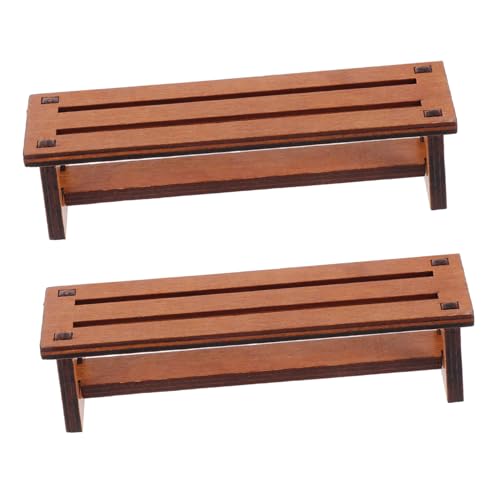 Sosoport 2 Stück Mini-Stuhldekoration möbel Mini-Dekoration Desktop-Ornamente aus Holz Holzstuhl Mini Miniatur-Puppenhauszubehör Miniaturstühle zum Basteln Brown Sosoport 2 Stück Mini-Stuhldekoration möbel Mini-Dekoration Desktop-Ornamente aus Holz Holzstuhl Mini Miniatur-Puppenhauszubehör Miniaturstühle zum Basteln Brown von Sosoport