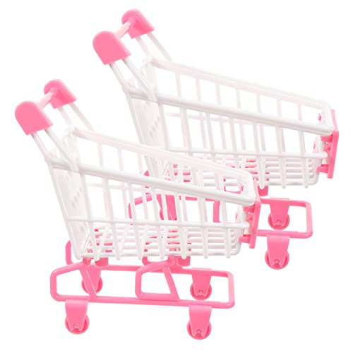 Sosoport 2 Stück Mini Supermarkt Modell Einkaufswagen Für Kleinkinder Von 1–3 Jahren Einkaufswagen Für Einkaufswagen Für Kleinkinder Einkaufswagen Für Einkaufswagen Einkaufswagen von Sosoport