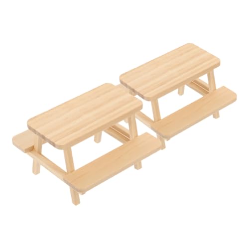 Sosoport 2 Stück Mini-Tisch und Stuhl aus einem Stück Lärm Puppenhaus-Möbeltisch Mini-Puppenhausmöbel Miniatur Puppenbank Zubehör für Puppenhäuser Puppenhaus-Außenmöbel Holz Sosoport 2 Stück Mini-Tisch und Stuhl aus einem Stück Lärm Puppenhaus-Möbeltisch Mini-Puppenhausmöbel Miniatur Puppenbank Zubehör für Puppenhäuser Puppenhaus-Außenmöbel Holz von Sosoport