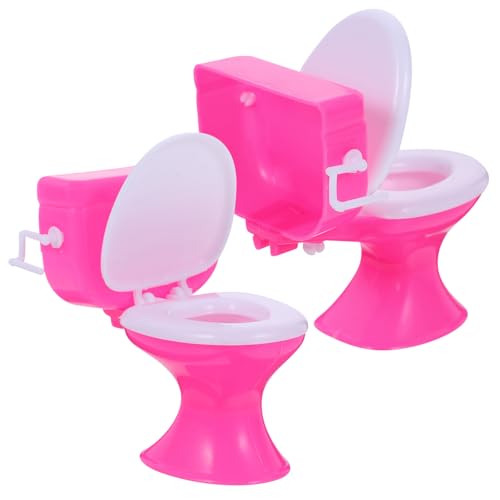 Sosoport 2 Stück Mini -Tischtoilette Puppentoilette Kotspielzeug Puppenhaus-Töpfchen erste winzige Möbel Miniaturmöbel Tell dir vor, zu Plastik Rosa Zufällige Farbe Sosoport 2 Stück Mini -Tischtoilette Puppentoilette Kotspielzeug Puppenhaus-Töpfchen erste winzige Möbel Miniaturmöbel Tell dir vor, zu Plastik Rosa Zufällige Farbe von Sosoport