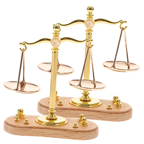 Sosoport 2 Stücke Miniatur Metall Für Jungen Und Mädchen Miniatur Balance Spielzeug Puppenhaus Dekorationen Sosoport 2 Stücke Miniatur Metall Für Jungen Und Mädchen Miniatur Balance Spielzeug Puppenhaus Dekorationen von Sosoport