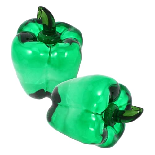 Sosoport 2 Stück Paprika Figurine Dekorative Kunstgemüse Ornament für Deko Elegante Gemüse Statue für Zuhause und Büro Einzigartiges Design Hochwertige Verarbeitung Sosoport 2 Stück Paprika Figurine Dekorative Kunstgemüse Ornament für Deko Elegante Gemüse Statue für Zuhause und Büro Einzigartiges Design Hochwertige Verarbeitung von Sosoport