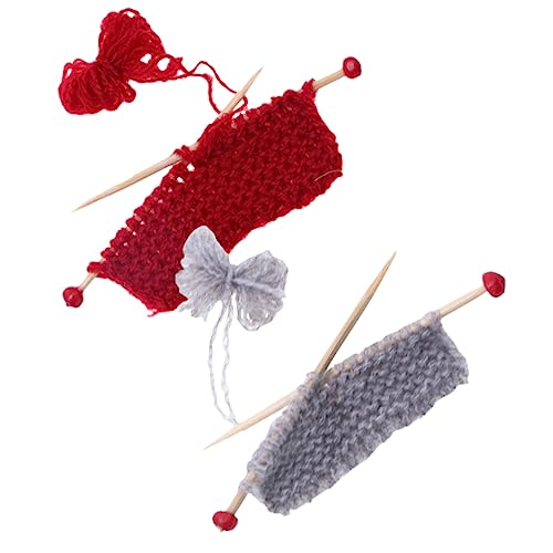 Sosoport 2 Stück Pullovermodell klein Miniatur winzig Mini-Strickpullover Mini-Hausschmuck Strickpullover Strickpullover Modelle Fotoverzierung Plastik Sosoport 2 Stück Pullovermodell klein Miniatur winzig Mini-Strickpullover Mini-Hausschmuck Strickpullover Strickpullover Modelle Fotoverzierung Plastik von Sosoport