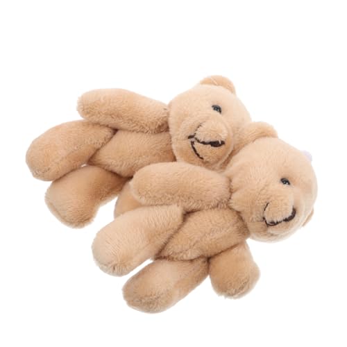 Sosoport 2 Stück Puppenhauspuppe Weihnachtsstofftier Bär Schlüsselanhänger Weihnachtliche Kuscheltiere Minibären Bärenverzierung Kurzer Plüsch Beige Sosoport 2 Stück Puppenhauspuppe Weihnachtsstofftier Bär Schlüsselanhänger Weihnachtliche Kuscheltiere Minibären Bärenverzierung Kurzer Plüsch Beige von Sosoport