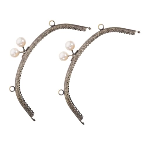 Sosoport 2 Stück Purse Clasp Rahmen mit Bogenform für Handgemachte Taschen und DIY Projekte Elegante Geldbörsen Verschlüsse für Taschenzubehör Multifunktionale Handtaschen Hardware von Sosoport