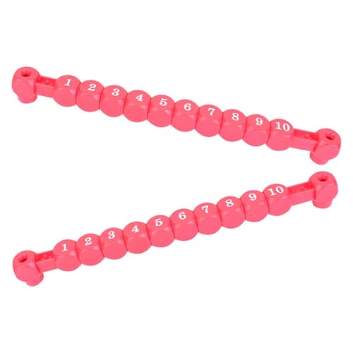 Sosoport 2 Stück Quadratischer Punktezähler Tischfußball Zahlenblock Tischfußball Punktezähler Anzeigetafel Spieltisch Punktezähler Fußballspiel Punktezähler Tragbare Punktemarker von Sosoport