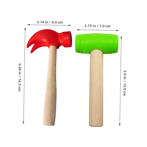 Sosoport 2 Stück Simulations Reparaturwerkzeug Gefälschter Spielhammer Hammer Für Simulationshammer Gefälschter Hammer Gefälschter Kunststoffhammer Wartungswerkzeuge von Sosoport