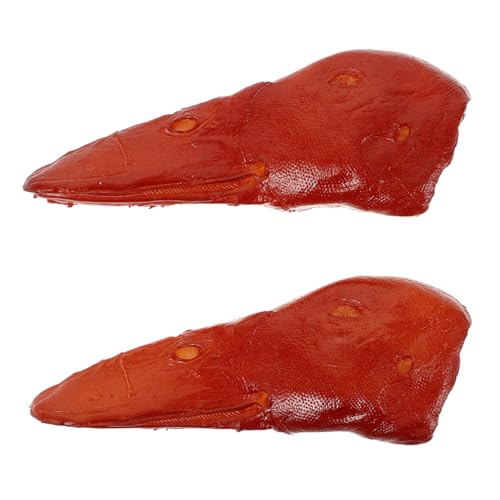 Sosoport 2 Stück Simuliertes Lebensmittelmodell Realistisches Gefälschtes Gekochtes Entenfleisch Dekorationsprop für Kulinarische Displays und Kreative Kunstprojekte von Sosoport