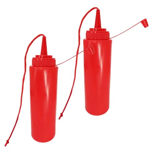 Sosoport 2 Stück Streich Tomatenflasche Spaß Ketchup Flasche Prank Ketchup Flasche Simulation Ketchup-Requisite Ketchup Streich Flasche Lustige Streichgeschenke Streichset für rot von Sosoport