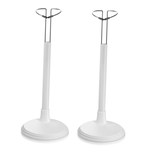 Sosoport 2 Stück Stützrahmen für Puppen Puppenhalter anzeigen Puppenständer Figur Steht Kreativ mehrere doll Accessories Puppenhalterung Stütze Actionfigurenständer Statuenständer Weiß von Sosoport