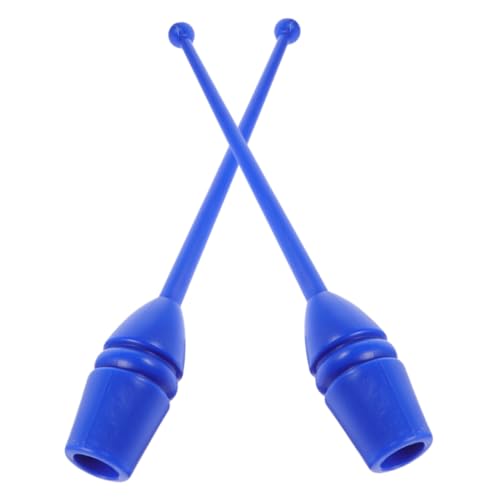 Sosoport 2 Stück Tanzstock Calisthenics-Stick Gymnastik- Ausrüstung Bar Gymnastikstange Ausbildung Rhythmischer Stock Calisthenics-Riegel Stolpern Für Mädchen Blue Plastik von Sosoport