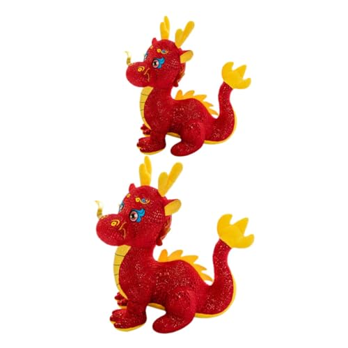 Sosoport 2 Stück Zodiac Dragon Puppe puppenaugen stofftier spielzeuge Drachenfiguren für Chinesisches Kinderspielzeug Drachenspielzeug Ausgestopfter Drache für Plüsch Sosoport 2 Stück Zodiac Dragon Puppe puppenaugen stofftier spielzeuge Drachenfiguren für Chinesisches Kinderspielzeug Drachenspielzeug Ausgestopfter Drache für Plüsch von Sosoport