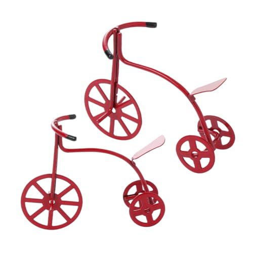 Sosoport 2 Stück Zubehör für Puppenhäuser Puppenhaus Mini Dekoration Produkt winzig Fahrradmodell Handwerk Vintage Fahrradverzierung Fahrradmodell Ornament kleines Fahrrad Legierung rot Sosoport 2 Stück Zubehör für Puppenhäuser Puppenhaus Mini Dekoration Produkt winzig Fahrradmodell Handwerk Vintage Fahrradverzierung Fahrradmodell Ornament kleines Fahrrad Legierung rot von Sosoport