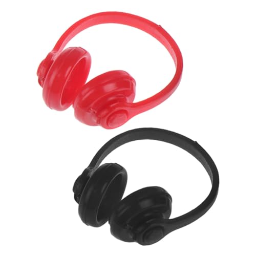 Sosoport 2 Stück Zubehör für Puppenhäuser winzig realistisch Modelle Kopfhörer Mini Desk Decoration puppenstubenmöbel Headset-Modell-Verzierung Miniatur-Outdoor-Tools Kopfhörer-Modell Sosoport 2 Stück Zubehör für Puppenhäuser winzig realistisch Modelle Kopfhörer Mini Desk Decoration puppenstubenmöbel Headset-Modell-Verzierung Miniatur-Outdoor-Tools Kopfhörer-Modell von Sosoport