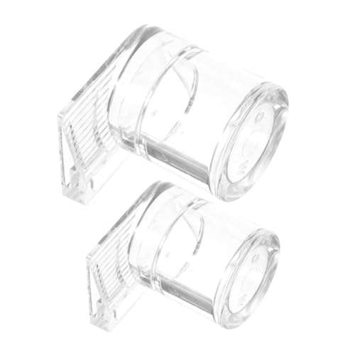 Sosoport 2 Stücke Acryl Ant Wasser Feeder Trinken Schüssel Micro Wasser Schüssel Für Ant Lebensräume Reptil Terrarien Kleine Haustier Fütterung Container von Sosoport