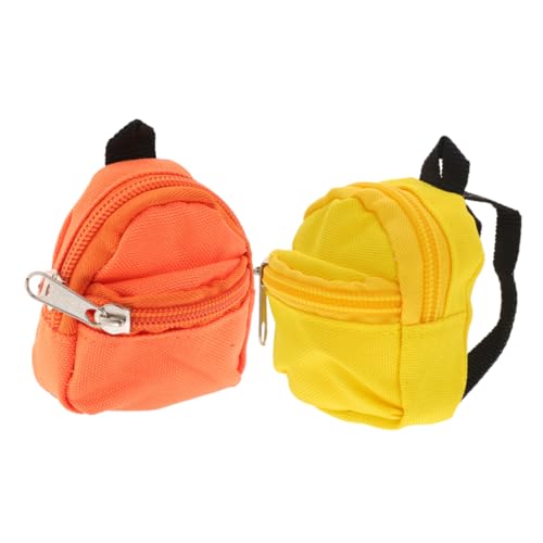 Sosoport 2 Stücke Rucksack für Puppen Niedliche Puppenzubehör für Puppenhaus für Kreative Spielstunden und Dekorationen Sosoport 2 Stücke Rucksack für Puppen Niedliche Puppenzubehör für Puppenhaus für Kreative Spielstunden und Dekorationen von Sosoport