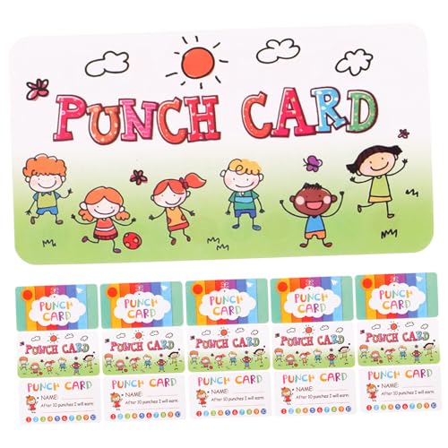 Sosoport 20 Blatt Kinderkarten ermutigen Größe schreien Lochkarten für Mehrzweck-Lochkarten Anreiz belohnungssystem Schule Schulbelohnungssystem tragbare Lochkarte Lehrmittel Papier Sosoport 20 Blatt Kinderkarten ermutigen Größe schreien Lochkarten für Mehrzweck-Lochkarten Anreiz belohnungssystem Schule Schulbelohnungssystem tragbare Lochkarte Lehrmittel Papier von Sosoport